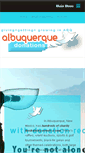 Mobile Screenshot of albuquerquedonations.com